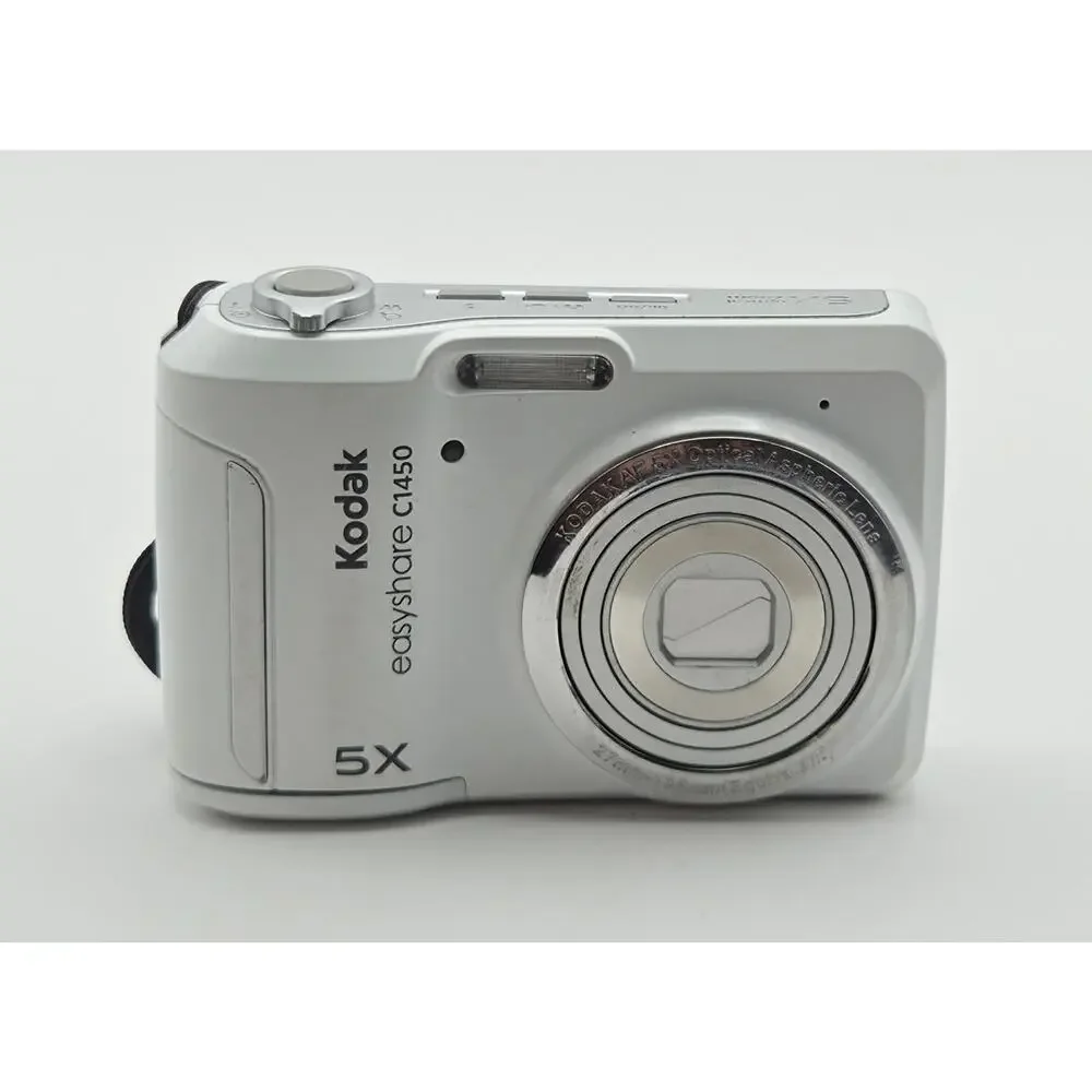 Kodak EasyShare C1450 White 14MP Digital Camera Tested Works W/ Case 8GM SD Card